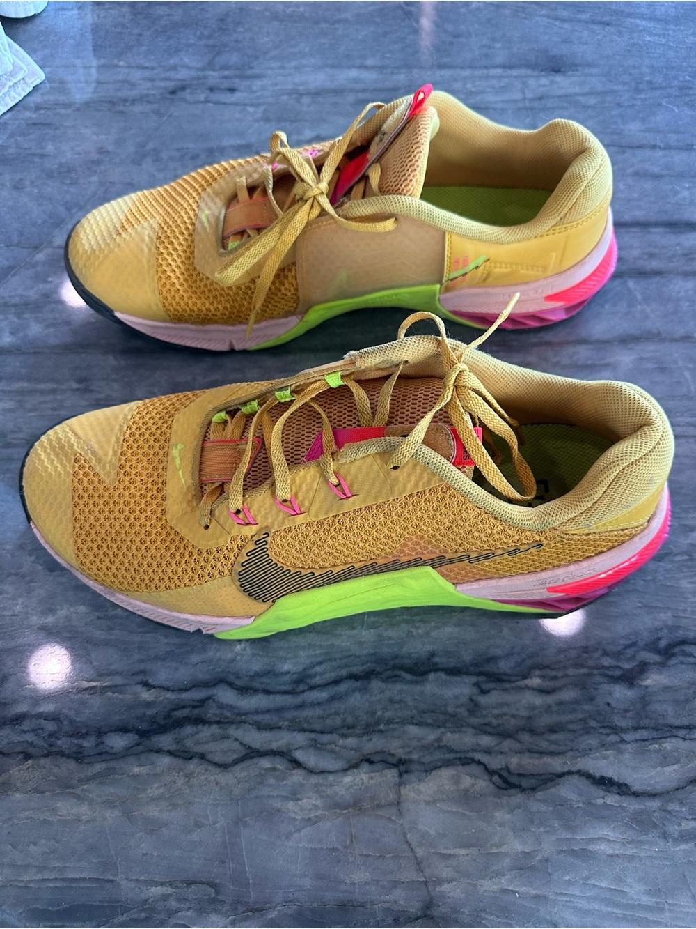 New Nike Metcon 7 X Crossfit Running Pollen Yellow DA8110 721 Men’s Size 11.5